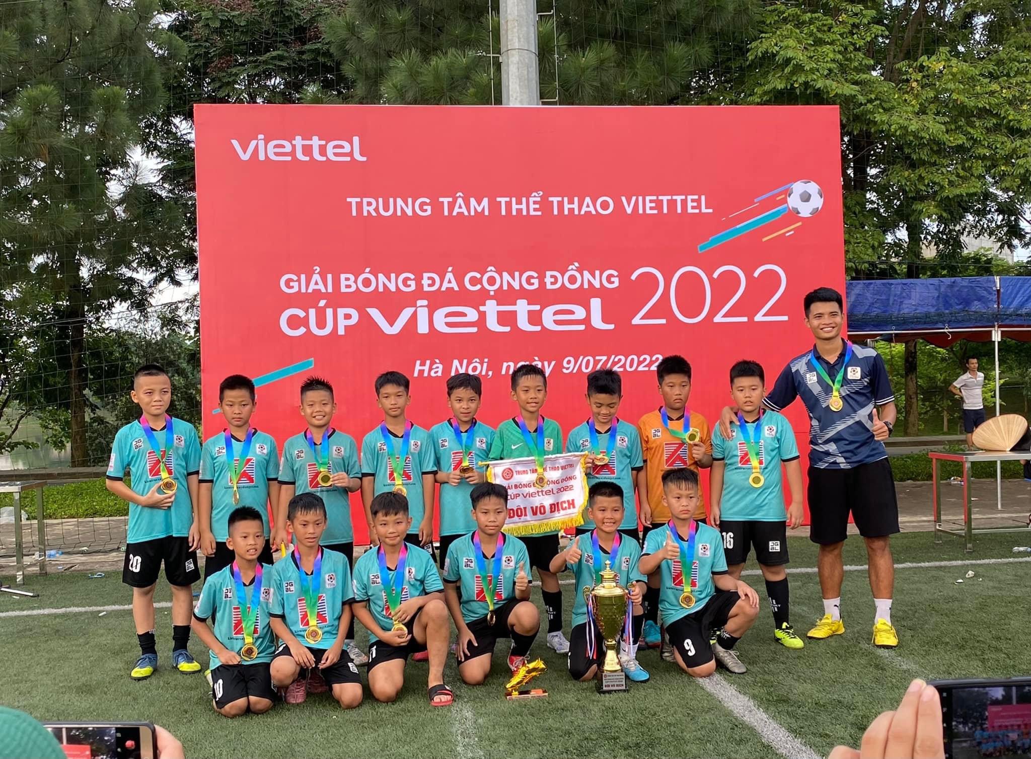 TẤM NHỰA KÍNH CƯỜNG LỰC ASIA LITE | ĐỒNG HÀNH CÙNG TRUNG TÂM ĐÀO TẠO BÓNG ĐÁ TRẺ TBS TBS KIDS giành chức vô địch giải bóng đá cộng đồng Cúp Viettel 2022