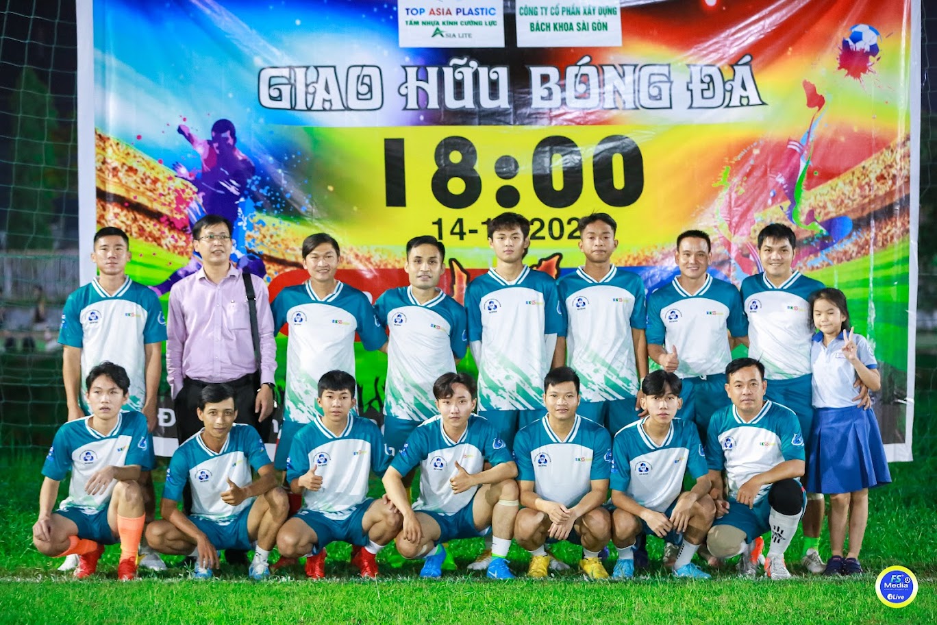 TOP ASIA - TẤM NHỰA KÍNH CƯỜNG LỰC ASIA LITE - GIAO HỮU BÓNG ĐÁ FC TOP ASIA - FC BKScons FC BKScons