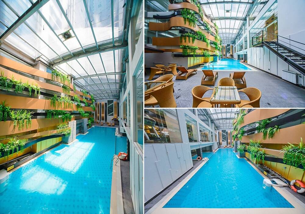 4 Điều Cần Biết Khi Mua Nhựa Kính Polycarbonate Cường Lực Nhựa kính polycarbonate cường lực làm mái bể bơi