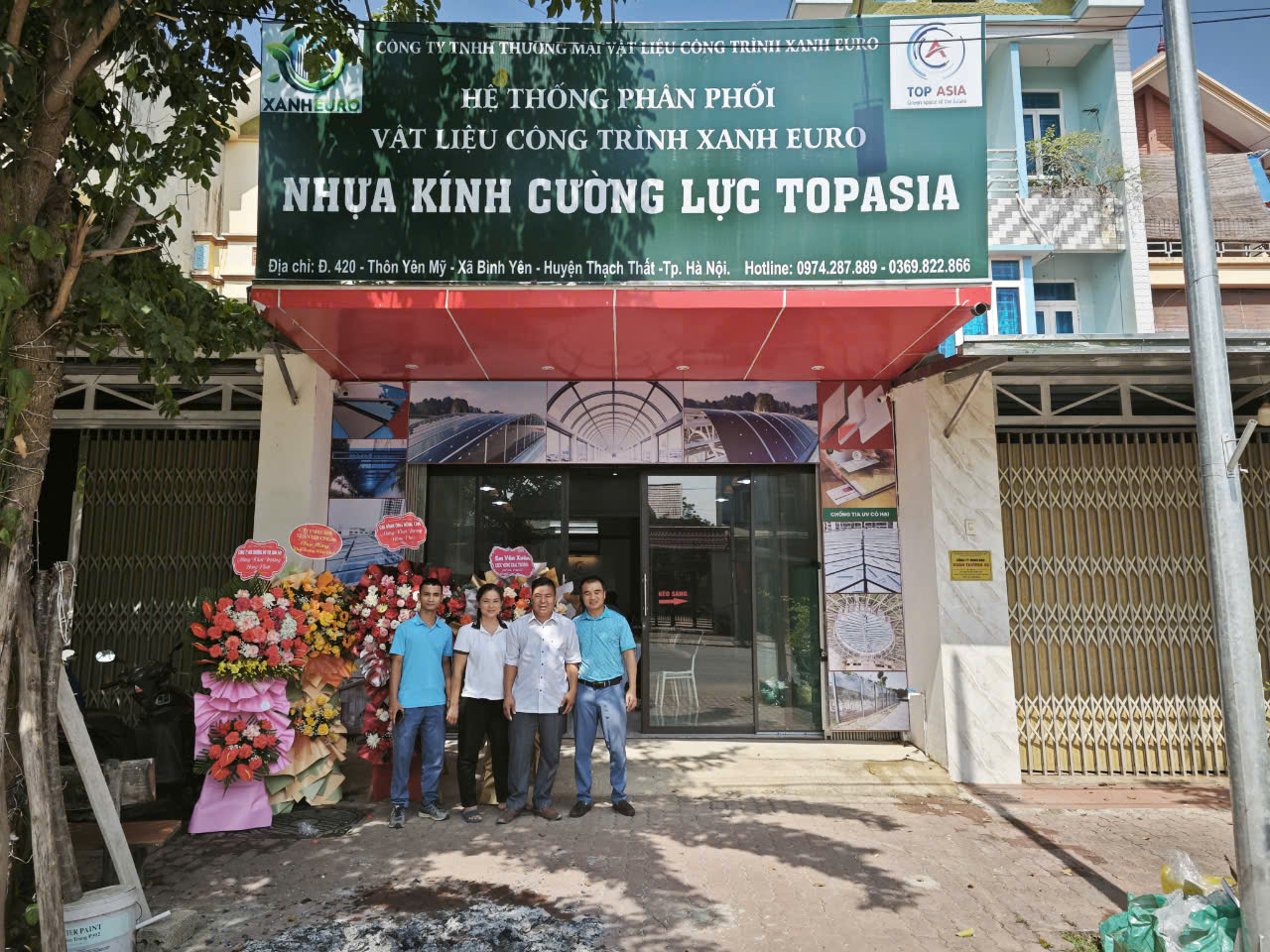 Top Asia Chào Đón Đại Lý Thứ 169: Hệ Thống Phân Phối Vật Liệu Xanh Euro Tại Bình Yên - Thạch Thất - Hà Nội Đại lý thứ 169 của Top Asia - Hệ thống vật liệu xanh Euro