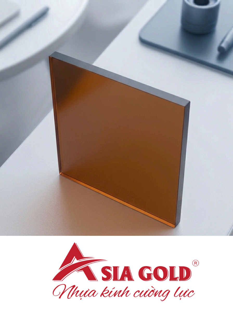 Tấm Poly Đặc ( Màu ... ) 2.5mm - Dòng Phổ Thông Asia Gold tam poly dac mau 2.5mm dong pho thong Asia Gold