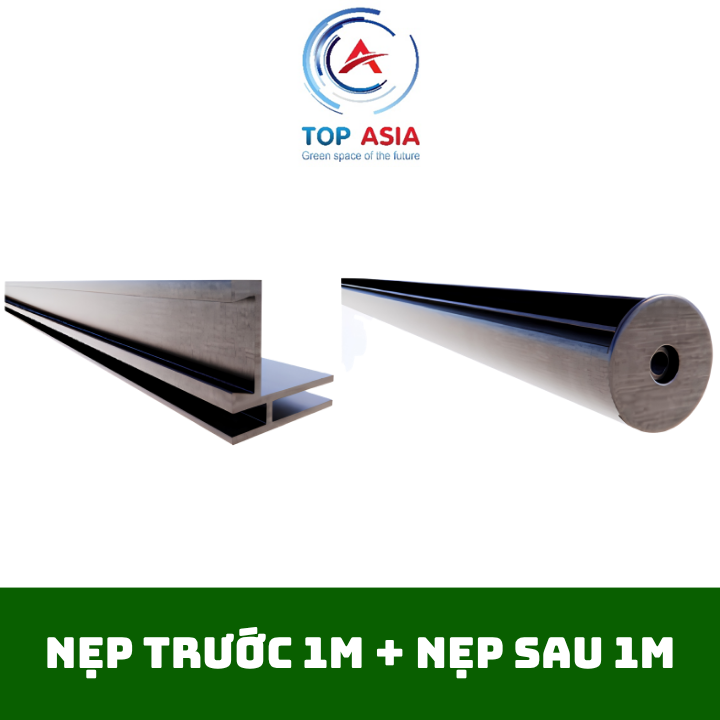 Nẹp nhôm trước & sau 1m cho mái che Canopy Nẹp nhôm trước & sau 1m cho mái che Canopy